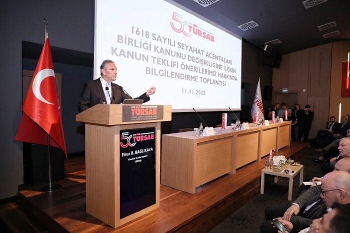 1618 Sayılı Seyahat Acentaları Kanunu’na İlişkin Bilgilendirme Toplantısı 3 Bağlıkaya Duyurdu: 1618 Sayılı Seyahat Acentaları Kanunu Taslağı 13 Kasım'da TÜRSAB Web Sitesinde Yayınlanacak