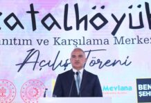 Bakan Ersoy Çatalhöyük Tanıtım Merkezi’nin Açılışına Katıldı Bakan Ersoy Çatalhöyük