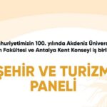 Turizm Sektörü, Akdeniz Üniversitesi ve Antalya Kent Konseyi’nin Düzenlediği Panelde Buluşuyor Turizmde Yenilik ve Çözüm Odaklı Buluşma