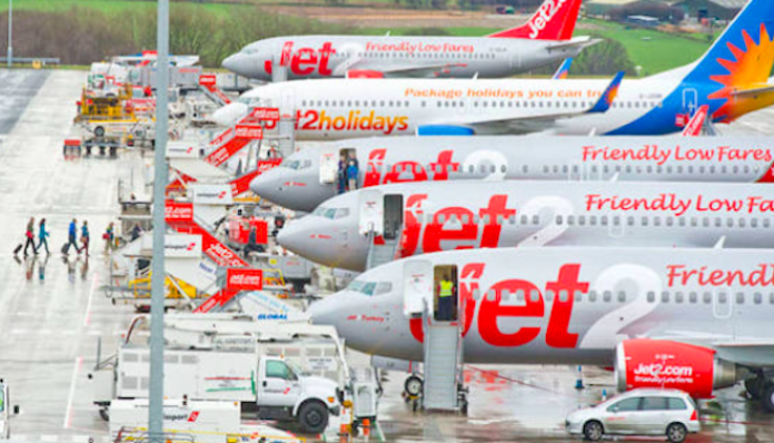 jet2 uçak İngiltere'nin Bir Kentinden Daha