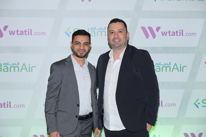 Salam Air Satış Direktörü Mazin Al Salmani ve Wtatil Yönetim Kurulu Başkanı Cihan Saray