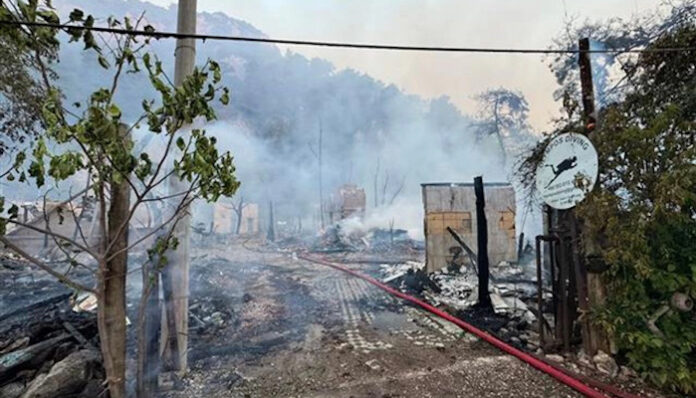 Kadirin Ağaç Evleri Yangın Kadir'in Ağaç Evleri Yandı