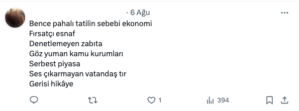 Turizmcilerden Şok İtiraf