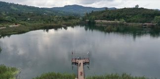 Turizme Kazandırılan Gaga Gölü 3 Ayda 100 Bin Kişiyi Ağırladı Turizme Kazandırılan Gaga Gölü 3 Ayda 100 Bin Kişi Ağırladı / Foto: AA