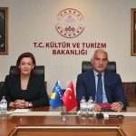 Bakan Ersoy, Kosova Başbakan Yardımcısı Redzepi ile Görüştü Kültür ve Turizm Bakanı Mehmet Nuri Ersoy, Kosova Başbakan Yardımcısı Emilija Redzepi ile görüştü.