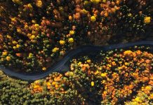 Film Sahnesinden Fırlamış Gibi Drone Çekimi Yapabileceğiniz Sonbahar Rotası Drone çekimi