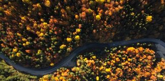 Film Sahnesinden Fırlamış Gibi Drone Çekimi Yapabileceğiniz Sonbahar Rotası Drone çekimi