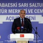 Turizm Bakanı Ersoy, Cemevi Açılışında Konuştu