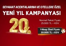 Turizm Günlüğü’nden Seyahat Acentalarına ve Otellere Özel Yeni Yıl Kampanyası