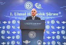 Kültür ve Turizm Bakanı Ersoy 1. Ulusal Havacılık Şurası’nda konuştu
