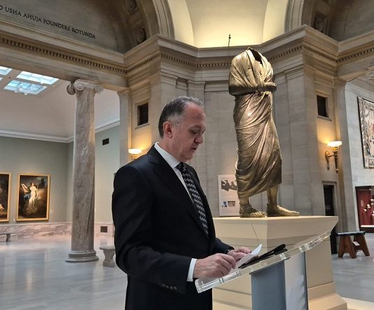 Roma İmparatoru Marcus Aurelius Heykeli Türkiye’ye İade Edildi