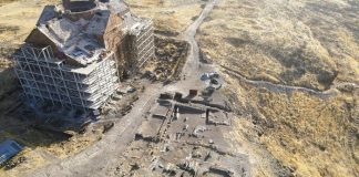 Ani Ören Yeri’nde Selçuklu Dönemine Ait Kümbet Bulundu