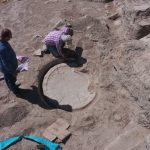 Elazığ’da 6 Bin Yıllık Boğa Başlı Sunak Bulundu