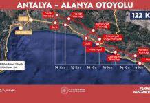 Antalya-Alanya Otoyolu İle 4 Saatlik Yolculuk 36 Dakikaya Düşecek