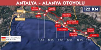 Antalya-Alanya Otoyolu İle 4 Saatlik Yolculuk 36 Dakikaya Düşecek