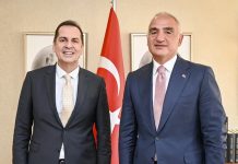 TÜRSAB Seçimleri Öncesi Sürpriz Zirve: Bakan Ersoy, Rıza Perçin’i Kabul Etti