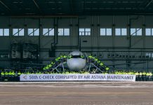 Air Astana, Kendi Teknik Merkezinde 50. C-Check’i Tamamladı