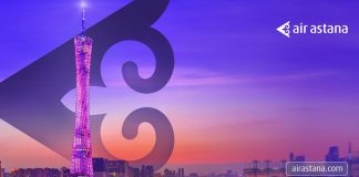Air Astana, Guangzhou’ya Seferlerini Artırıyor