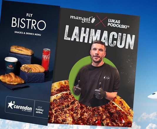 Corendon Airlines Uçuşlarında Podolski ile Lahmacun Dönemi