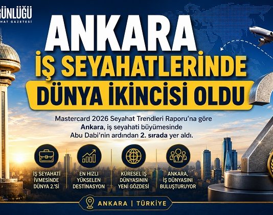 Ankara İş Seyahatlerinde Dünya İkincisi Oldu