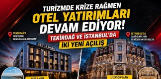Turizmde Krize Rağmen Otel Yatırımları Devam Ediyor: Tekirdağ ve İstanbul’da İki Yeni Açılış