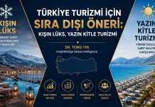 Türkiye Turizmi İçin Sıra Dışı Öneri: Kışın Lüks, Yazın Kitle Turizmi