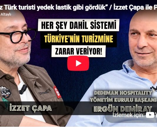 Ergün Demiray: Türkiye turizminin potansiyeli 150 milyar dolar Ergün Demiray, Dedeman Hotels & Resorts International, İzzet Çapa, Fatih Altaylı, Bodrum, Türkiye Turizmi, Otelcilik, Gastronomi Turizmi, Her Şey Dahil