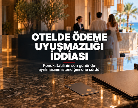 Otel ve tur operatörü arasındaki ödeme uyuşmazlığı konuğa yansıdı