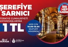 Şerefiye Sarnıcı’na Giriş 1 TL